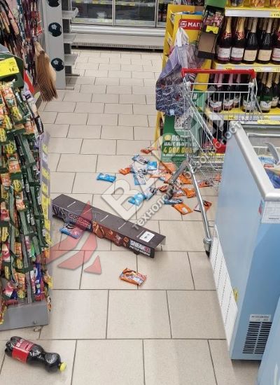 В Красном Поле хулиган устроил погром в магазине охрана Челябинск Варяг ЧОП ГБР